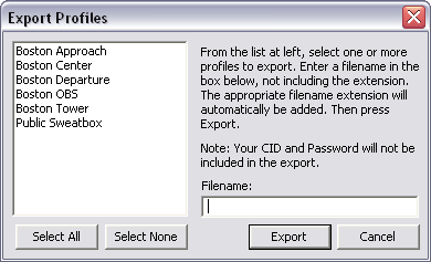 Export Profiles
